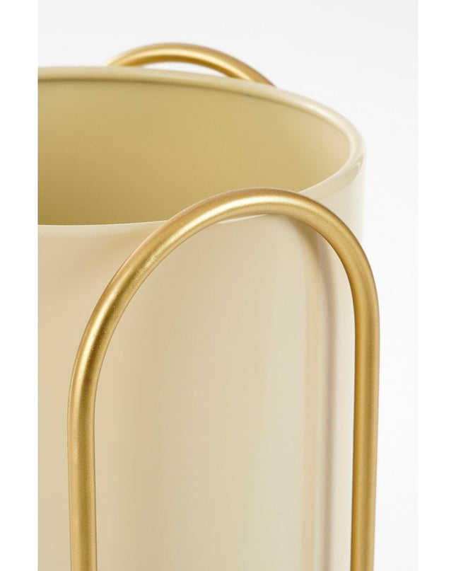 Bloempot - Binnen - Lichtgeel