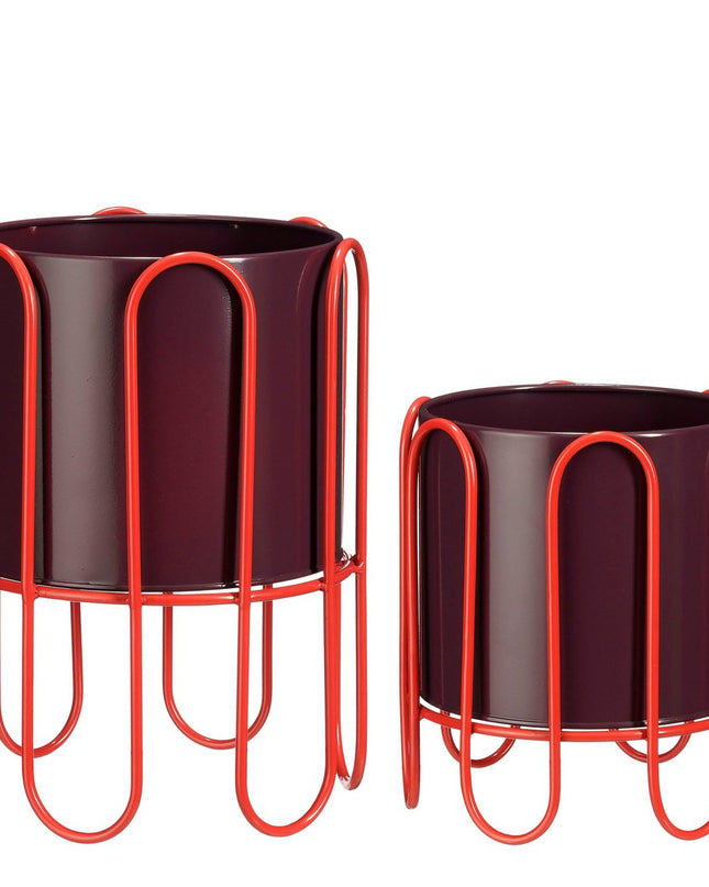 Bloempot - Binnen - Paars