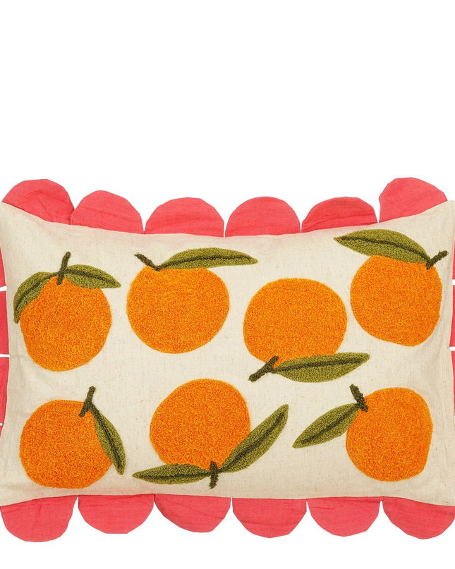 Sierkussen Gebroken wit Katoen