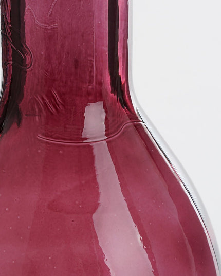 Decoratieve fles - Donkerrood