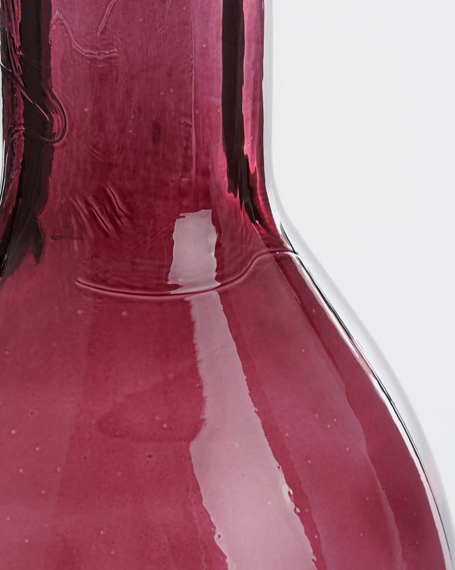 Decoratieve fles - Donkerrood