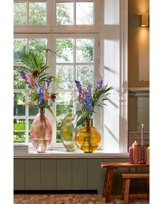 Decoratieve fles - Lichtroze