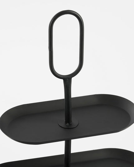 Etagère - Zwart - 2 verdiepingen