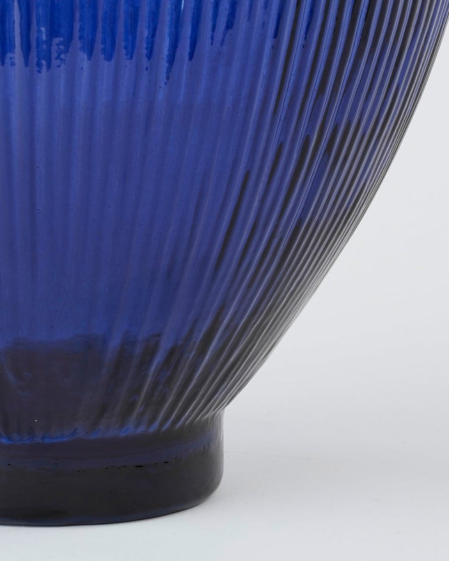 Decoratieve fles -  Donkerblauw