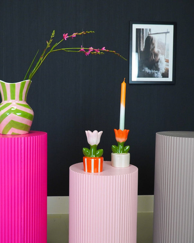 Kaarsenhouder - Tulp
