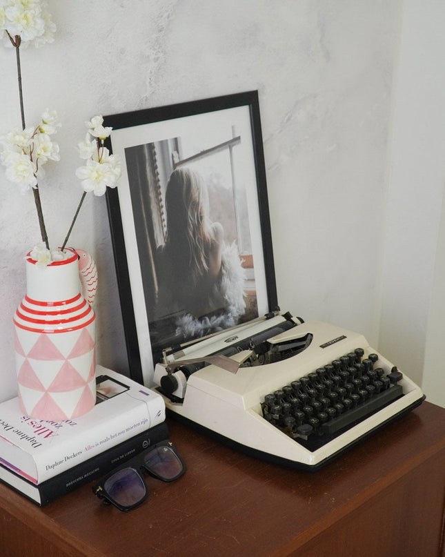 Vaas - Roze/wit/rood