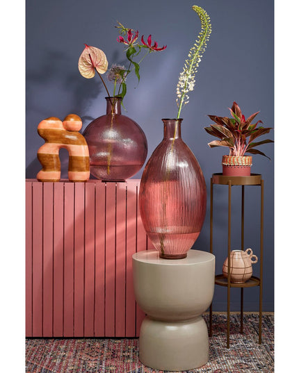 Decoratieve fles - Lichtroze