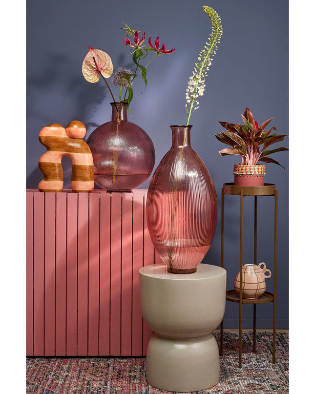 Decoratieve fles - Lichtroze