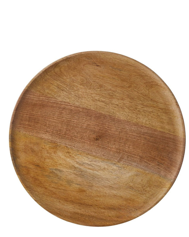 Decoratief bord - Bruin Mango