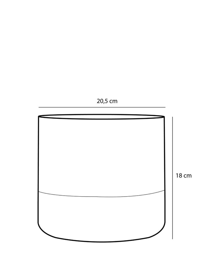 Bloempot binnen - Wit