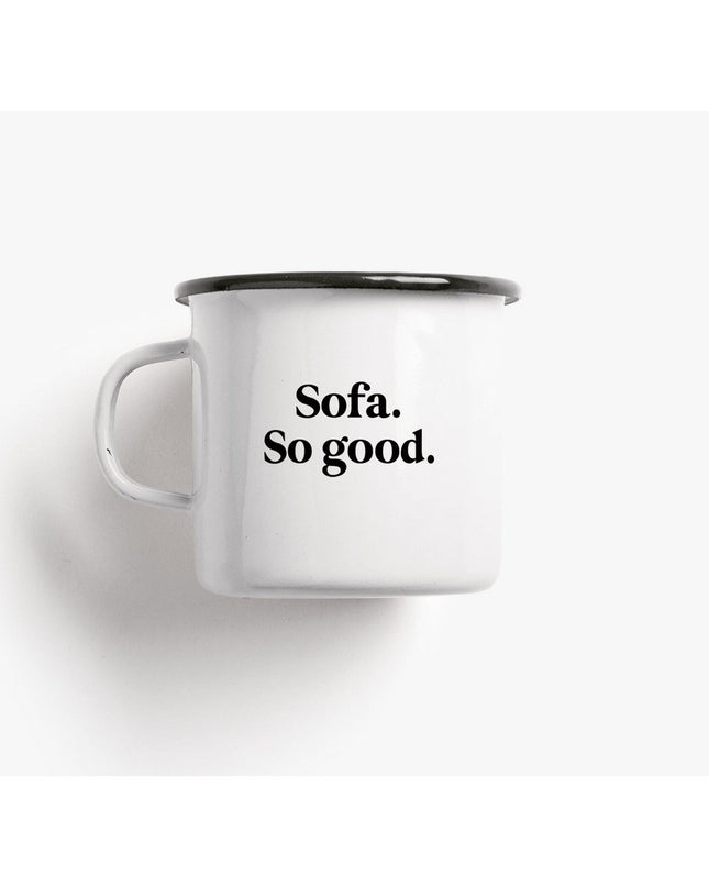 Emaille mok / Sofa so good