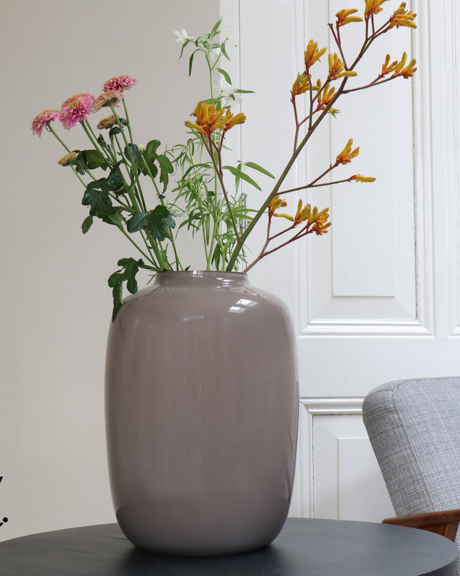 Vaas - Beige/bruin/grijs