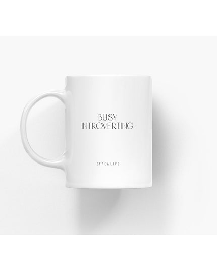 Keramische beker / Druk introvert