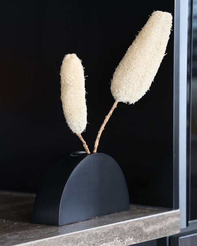 Vaas - Ovaal - Zwart