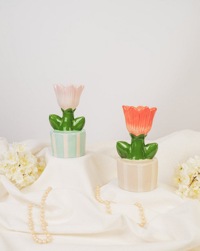 Kaarsenhouder - Tulp