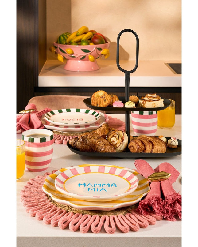 Etagère - Zwart - 2 verdiepingen