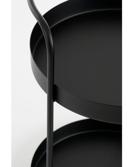 Etagère - Zwart - 2 verdiepingen