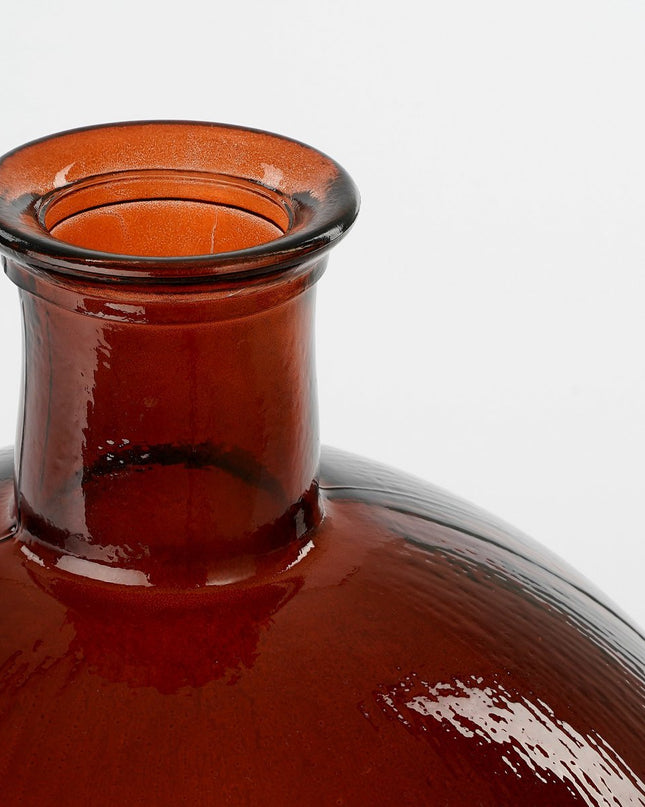 Decoratieve fles - Donkerbruin