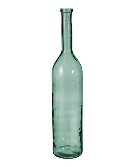 Flesvaas - Gerecycled glas - Groen/grijs