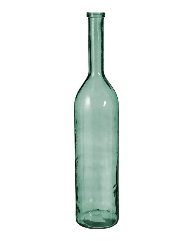 Flesvaas - Gerecycled glas - Groen/grijs