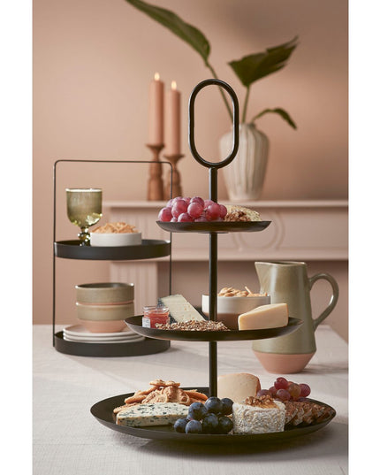 Etagère - Zwart - 2 verdiepingen