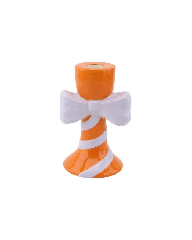 Kandelaar - Oranje/lila