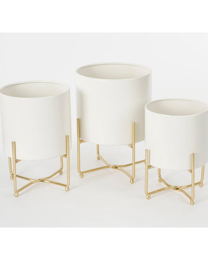 Plantenstandaard - Set van 3 - Wit