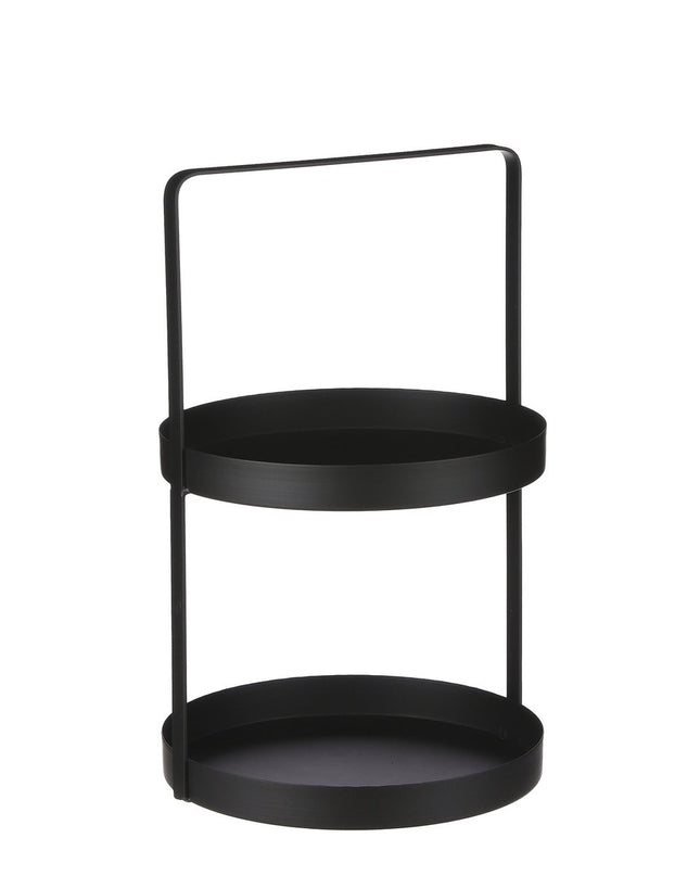 Etagère - Zwart - 2 verdiepingen