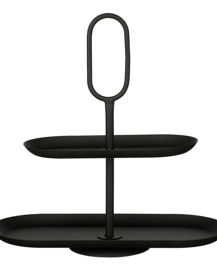 Etagère - Zwart - 2 verdiepingen