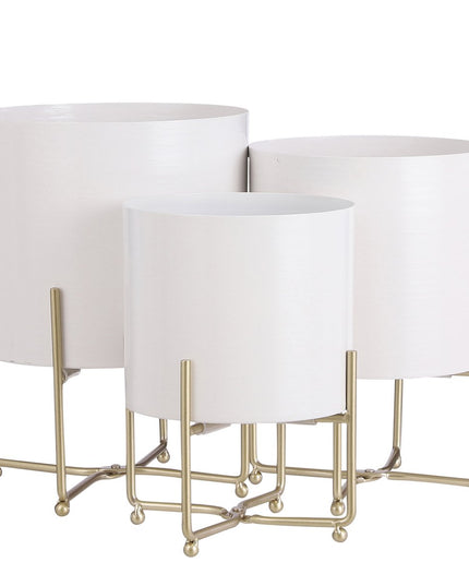 Plantenstandaard - Set van 3 - Wit