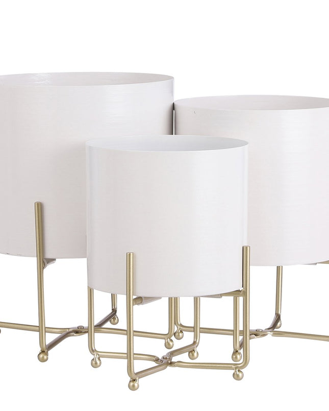 Plantenstandaard - Set van 3 - Wit