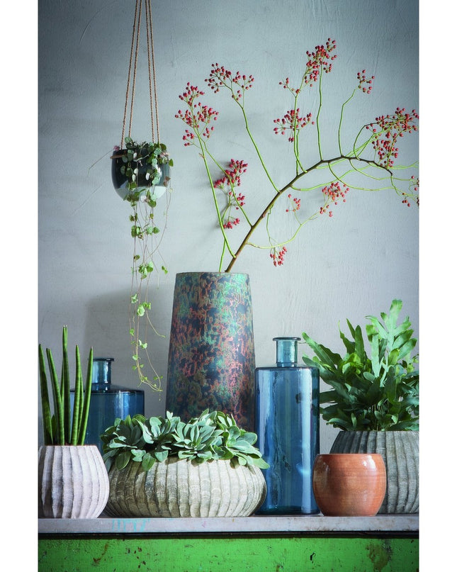 Decoratieve fles - Blauw