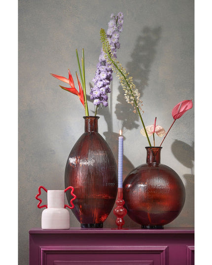 Decoratieve fles - Donkerbruin