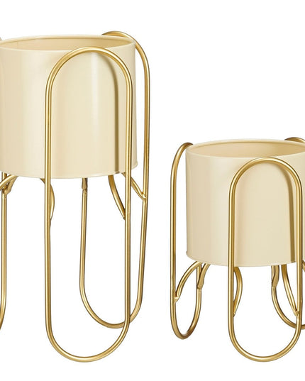 Bloempot - Binnen - Lichtgeel