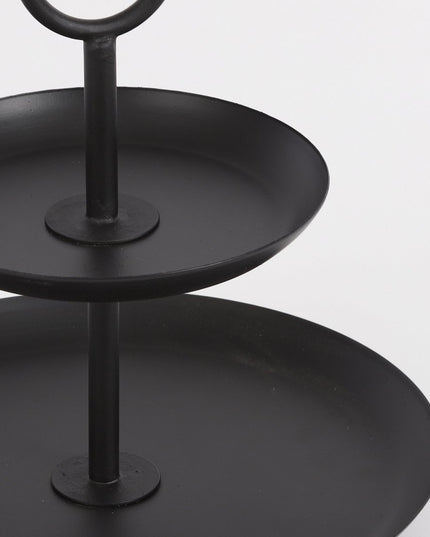 Etagère - Zwart - 2 verdiepingen