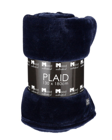 Plaid - Donkerblauw