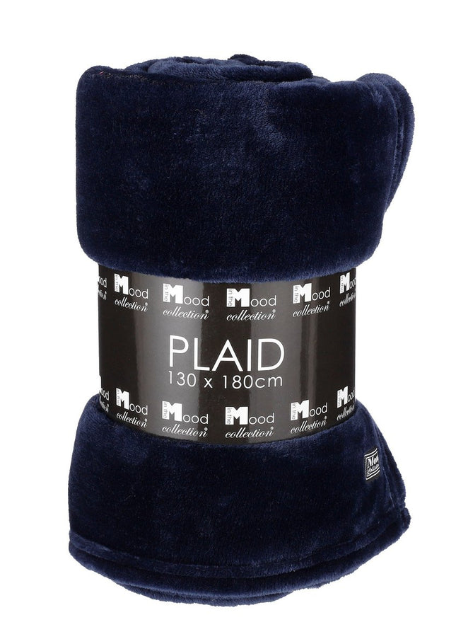 Plaid - Donkerblauw