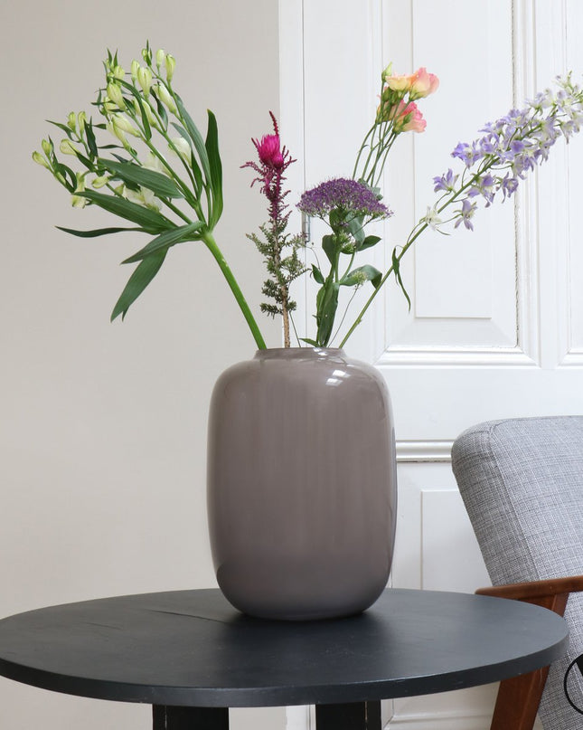 Vaas - Beige/bruin/grijs