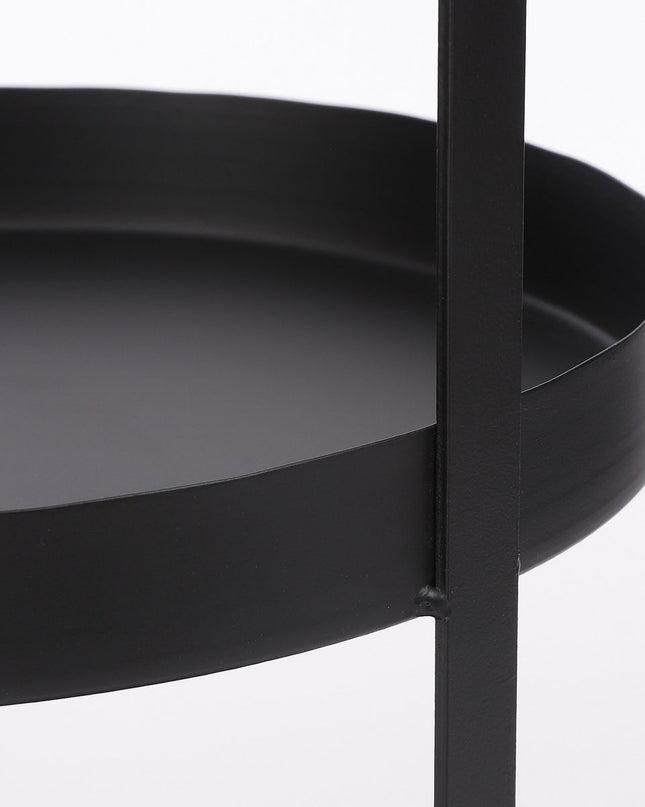 Etagère - Zwart - 2 verdiepingen