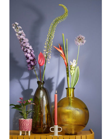 Decoratieve fles - Geel