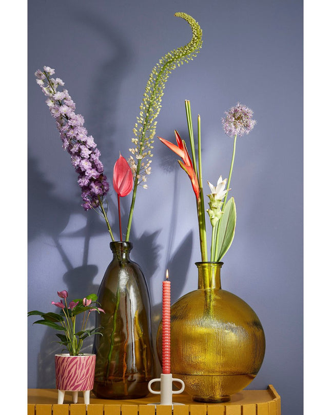 Decoratieve fles - Geel