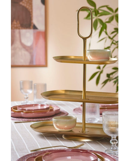 Etagère - Goud - 3 verdiepingen