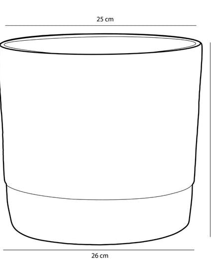 Bloempot - Binnen - Donkerblauw