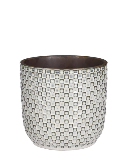 Bloempot binnen - Wit