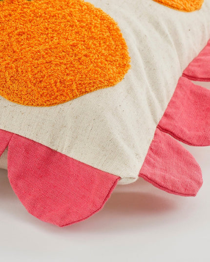 Sierkussen Gebroken wit Katoen