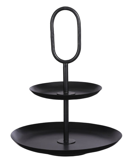 Etagère - Zwart - 2 verdiepingen