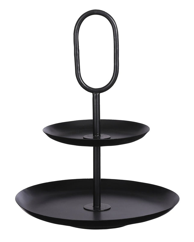 Etagère - Zwart - 2 verdiepingen