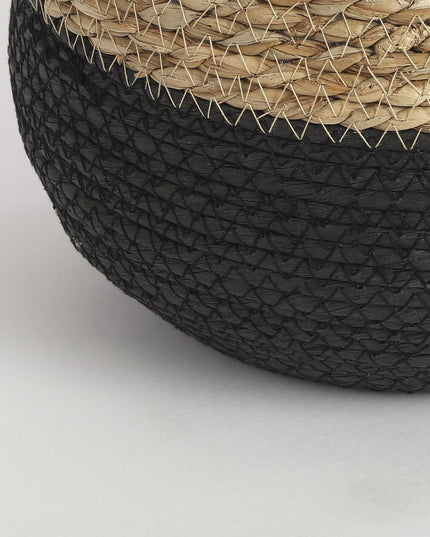 Plantenmand - set van 3 - Zwart