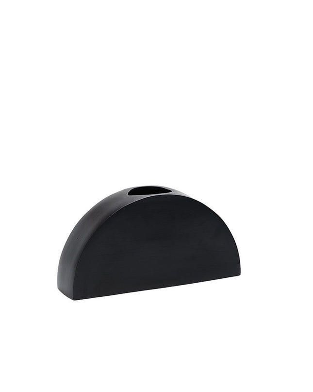 Vaas - Ovaal - Zwart