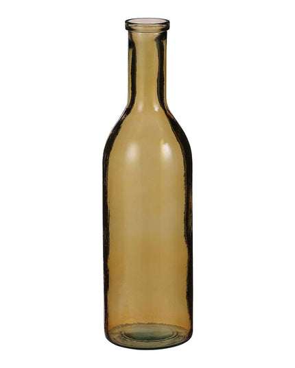 Decoratieve fles - Okergeel